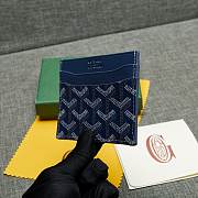 Goyard Card Holder In Navy Blue - 10.5*8cm - 4