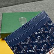 Goyard Card Holder In Navy Blue - 10.5*8cm - 3