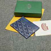 Goyard Card Holder In Navy Blue - 10.5*8cm - 2