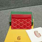 	 Goyard Saint Sulpice Card Holder In Red - 10.5*8cm - 4