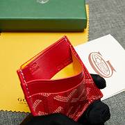 	 Goyard Saint Sulpice Card Holder In Red - 10.5*8cm - 3