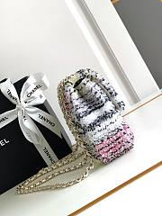 	 Chanel Flap Bag Sequins Multicolor - 21x14x8cm - 3