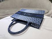 Dior Medium Book Tote Denim Blue - 36cm - 3