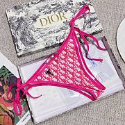 Dior Bikini Pink Oblique - 4