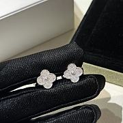 Van Cleef & Arpels Alhambra Silver Earrings - 2