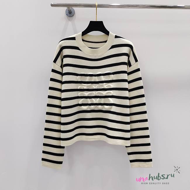 Loewe STRIPED KNIT SWEATER - 1