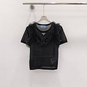 Prada Mesh Black Top - 1