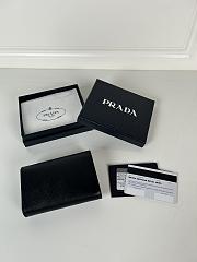 Prada Black Saffiano Wallet - 4