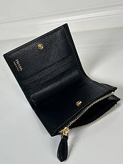 	 Prada Black Saffiano Card Holder - 4