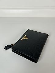 	 Prada Black Saffiano Card Holder - 2