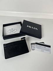 	 Prada Black Saffiano Card Holder 03 - 6