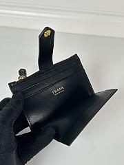 	 Prada Black Saffiano Card Holder 03 - 5