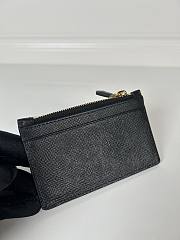 	 Prada Black Saffiano Card Holder 03 - 3