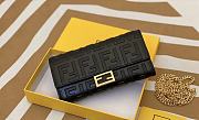 Fendi Baguette Continental Wallet With Chain - 1