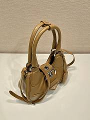 Prada Moon Leather Brown Bag - 22.5x16x7.5cm - 6