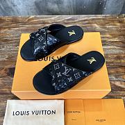 Louis Vuitton Monogram Black Slides - 2