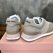 Miu Miu Sneakers Taupe Color - 4