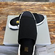 Balenciaga Men Speed Black Slides - 3