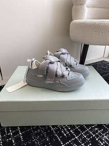 	 Lanvin Curb Tech Grey Sneakers