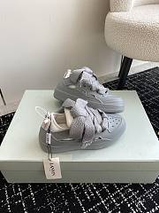 	 Lanvin Curb Tech Grey Sneakers - 6