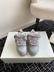 	 Lanvin Curb Tech Grey Sneakers - 4