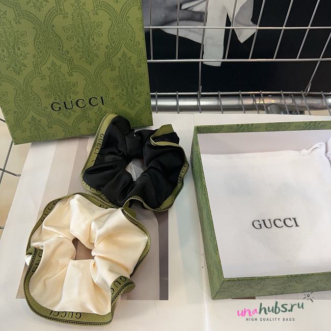 Gucci Silk scrunchie set - 1