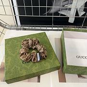 Gucci GG Canvas Ebony Scrunchie - 1