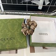 Gucci GG Canvas Ebony Scrunchie - 4