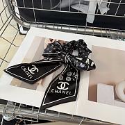 Chanel Ribbon Silk Scrunchies - 5