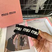 Miu Miu Black Set Headband and Hair Pin - 3