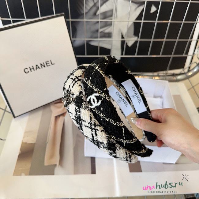 Chanel Tweed Headband - 1