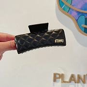 Miu Miu Leather Hairclip - 4