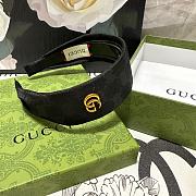 Gucci Black Canvas Headband - 1