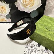 Gucci Black Canvas Headband - 4