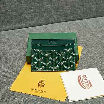 Goyard Saint Sulpice Card Holder In Green - 10.5*8cm