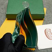 Goyard Saint Sulpice Card Holder In Green - 10.5*8cm - 5