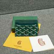 Goyard Saint Sulpice Card Holder In Green - 10.5*8cm - 3