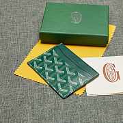 Goyard Saint Sulpice Card Holder In Green - 10.5*8cm - 2