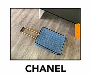 Chanel Denim Luggage Gold - 50-40-20cm - 1