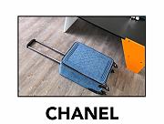 Chanel Denim Luggage Gold - 50-40-20cm - 6