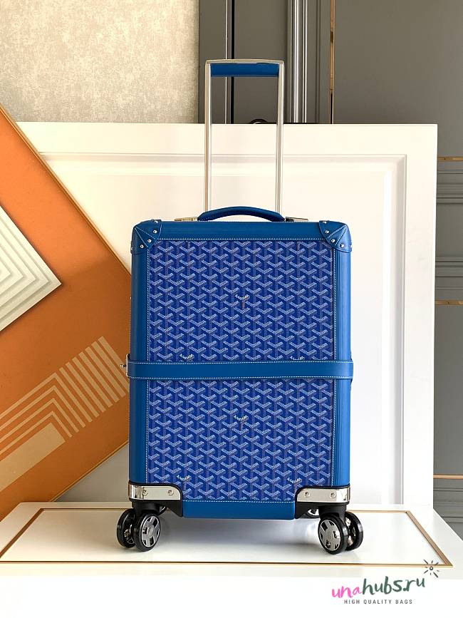 Goyard Blue Luggage - 36/24/50CM- 5.8kg - 1