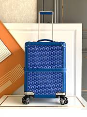 Goyard Blue Luggage - 36/24/50CM- 5.8kg - 1