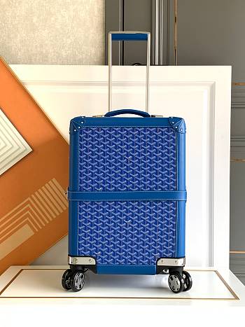 Goyard Blue Luggage - 36/24/50CM- 5.8kg