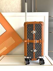 	 Goyard Brown and Black Luggage - 36/24/50CM- 5.8kg - 4