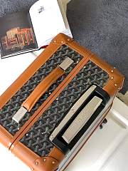 	 Goyard Brown and Black Luggage - 36/24/50CM- 5.8kg - 3