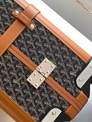 	 Goyard Brown and Black Luggage - 36/24/50CM- 5.8kg - 2