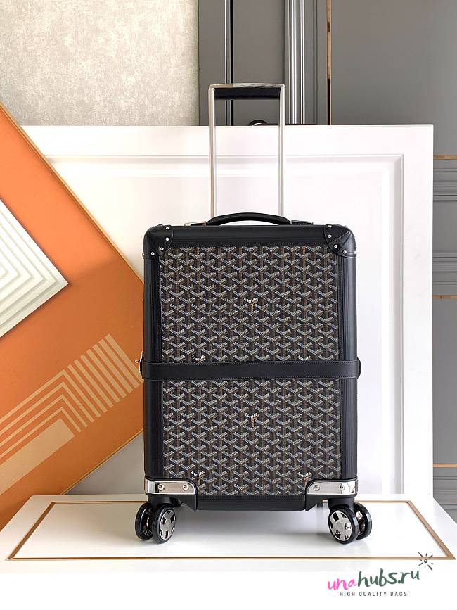 	 Goyard Black Luggage - 36/24/50CM- 5.8kg - 1