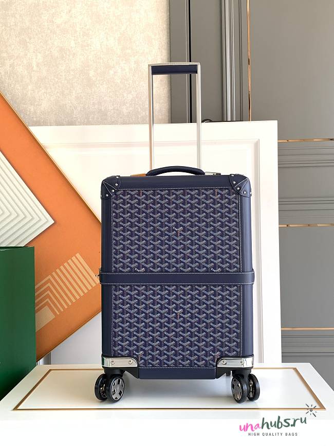 Goyard Navy Blue Luggage - 36/24/50CM- 5.8kg - 1