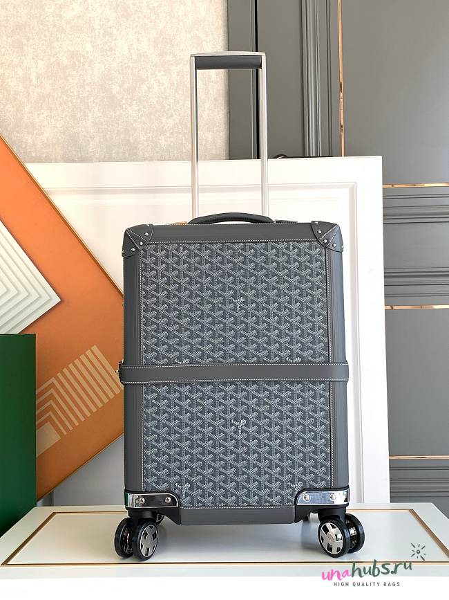 Goyard Grey Luggage - 36/24/50CM- 5.8kg - 1