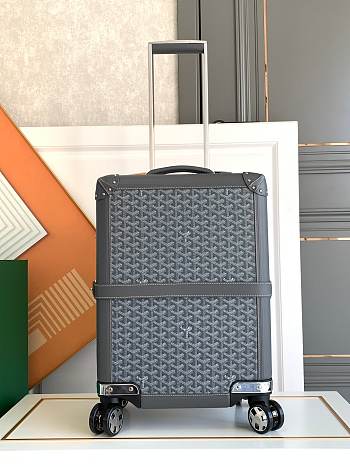 Goyard Grey Luggage - 36/24/50CM- 5.8kg